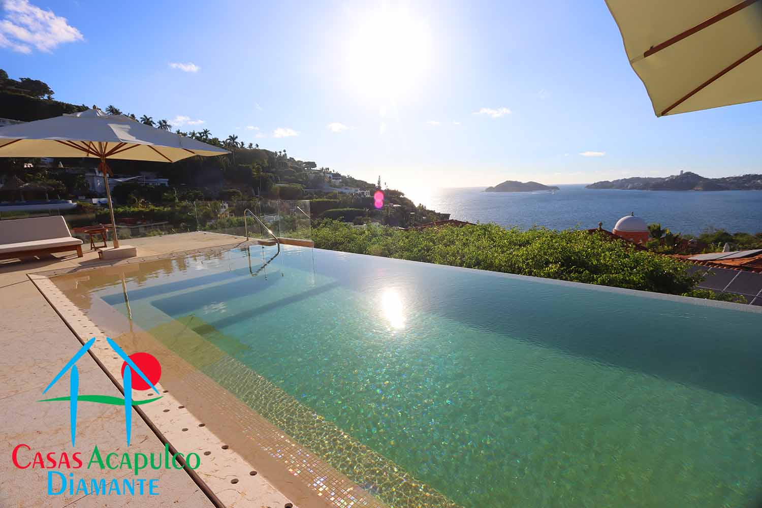 Tres Vistas - Terraza con alberca y palapa 11